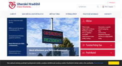 Desktop Screenshot of mesto-uh.cz