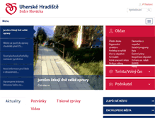 Tablet Screenshot of mesto-uh.cz